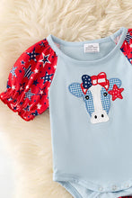 Load image into Gallery viewer, Patriotic Cow Bloomer Set