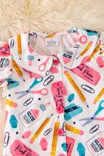 Load image into Gallery viewer, Back to School Pink Bell Bottom Set