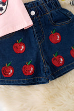 Load image into Gallery viewer, Back to School Apple Sequin Short Set