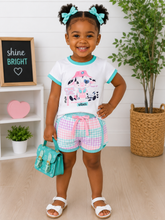 Load image into Gallery viewer, Summer Vibes Cowgirl Short Set

