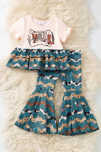 Load image into Gallery viewer, Western Cowgirl Tunic &amp; Bell Bottom Set
