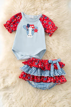 Load image into Gallery viewer, Patriotic Cow Bloomer Set
