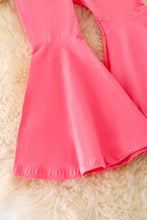 Load image into Gallery viewer, Back to School Pink Bell Bottom Set
