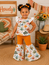 Load image into Gallery viewer, Multi-Print Western Tunic &amp; Bell Bottom Set

