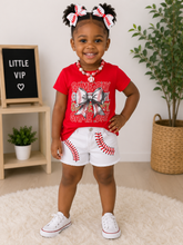 Load image into Gallery viewer, Game Day Baseball Short Set

